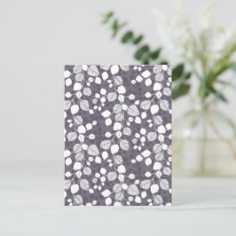 Cartão Postal Tangled Foliage Canopy Deep Contrast Botanical