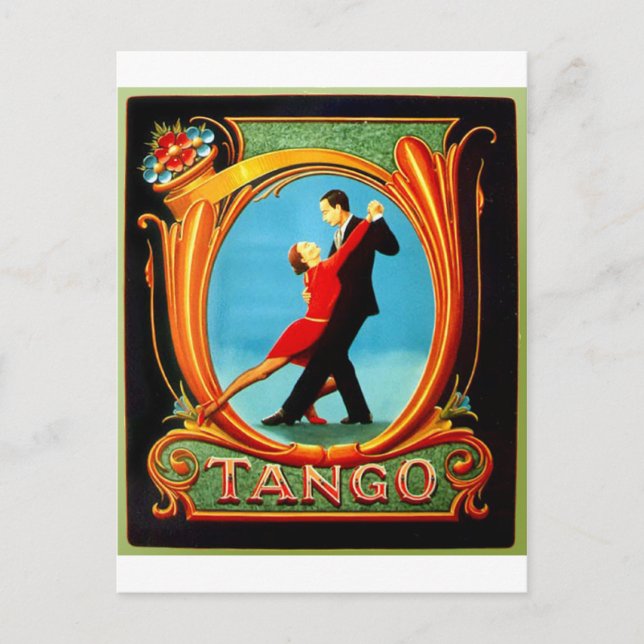 Cartão Postal Tango Dancer (Frente)