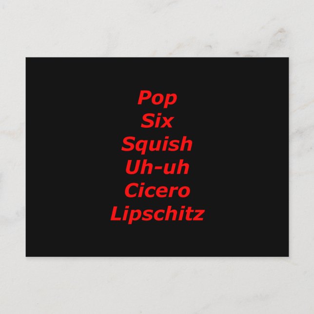 Cartão Postal Tango do bloco celular (Frente)