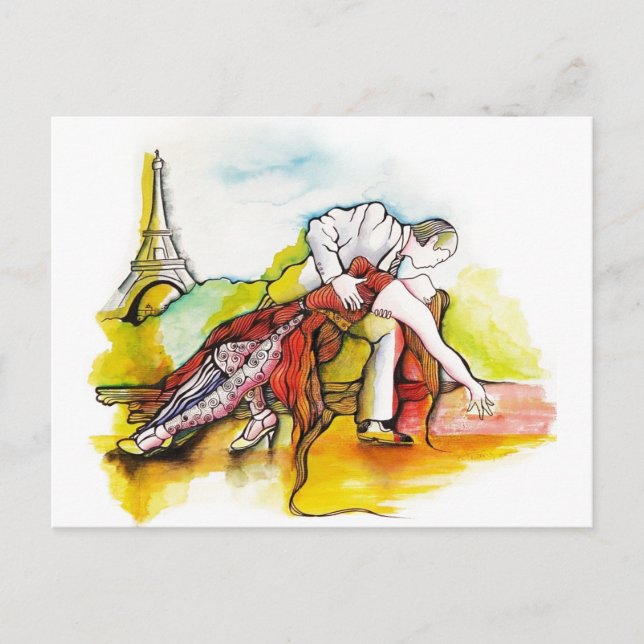 Cartão Postal Tango em Paris (Frente)