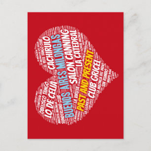 Cartão Postal Tango Milongas do Passado e Presente de Buenos Air