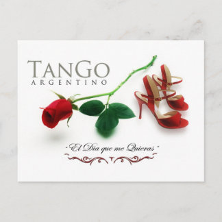 Cartão Postal Tango primavera