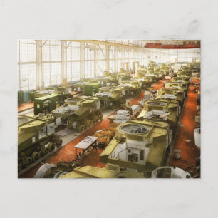 Cartão Postal Tanque - Fábrica - Tanques para as memórias 1941