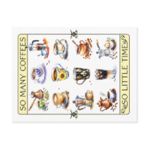 Tantos cafés, tão pouco tempo