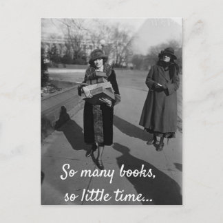 Cartão Postal Tantos Livros Postais