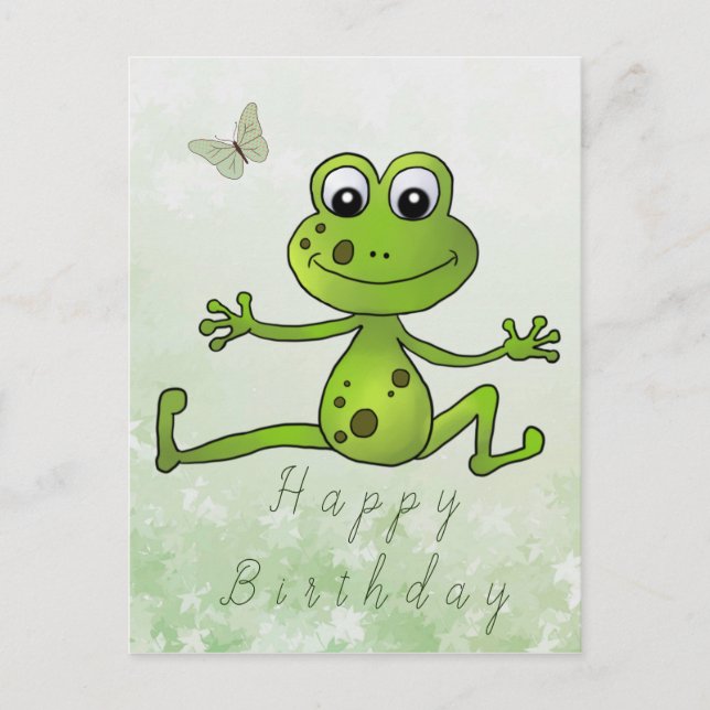 Cartão Postal tanzender Frosch   (Frente)