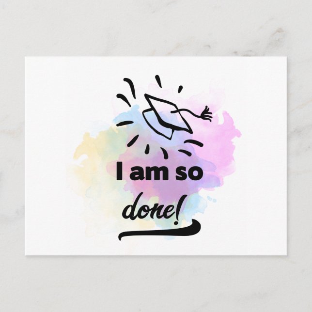 Cartão Postal Tão Concluído Formando (Frente)