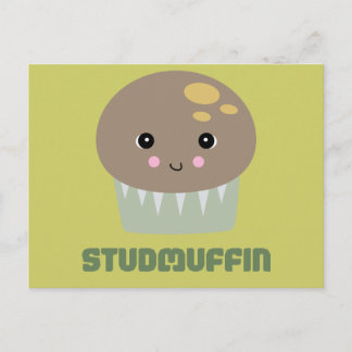 Cartão Postal tão fofo bolinho de kawaii