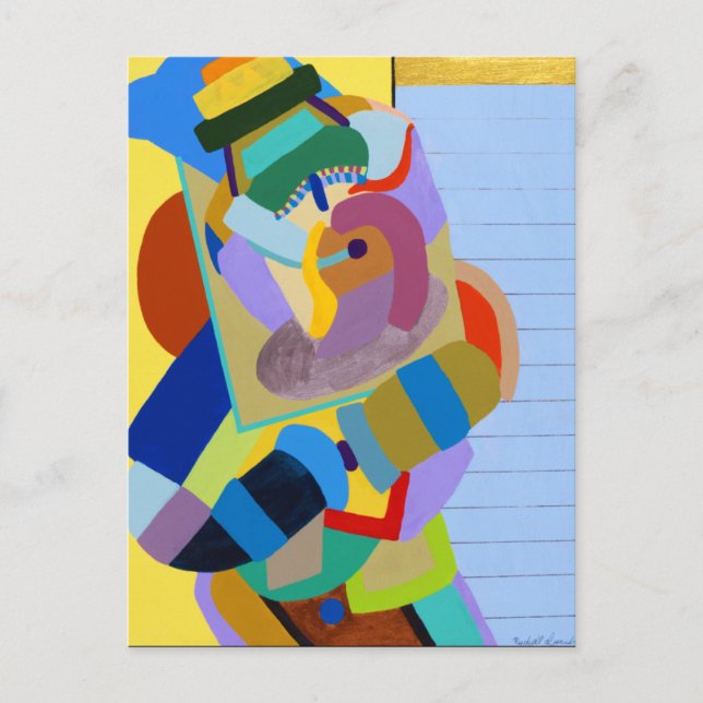 Cartão Postal "Taos Dancer" by Ruchell Alexander (Frente)