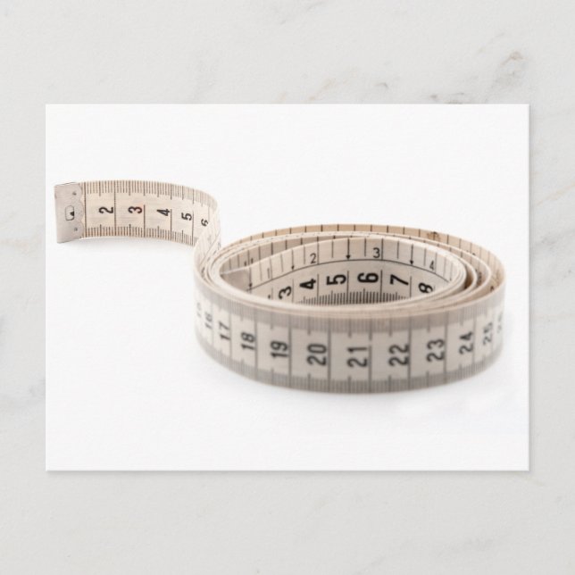 Cartão Postal Tape measure (Frente)