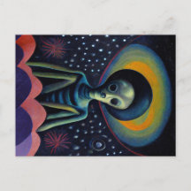 Tapeçaria Alien de 1940 com um Halo