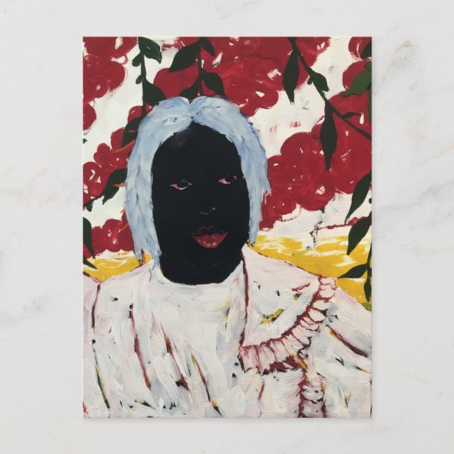 Cartão Postal Tapeçaria de Arte Africana (Frente)