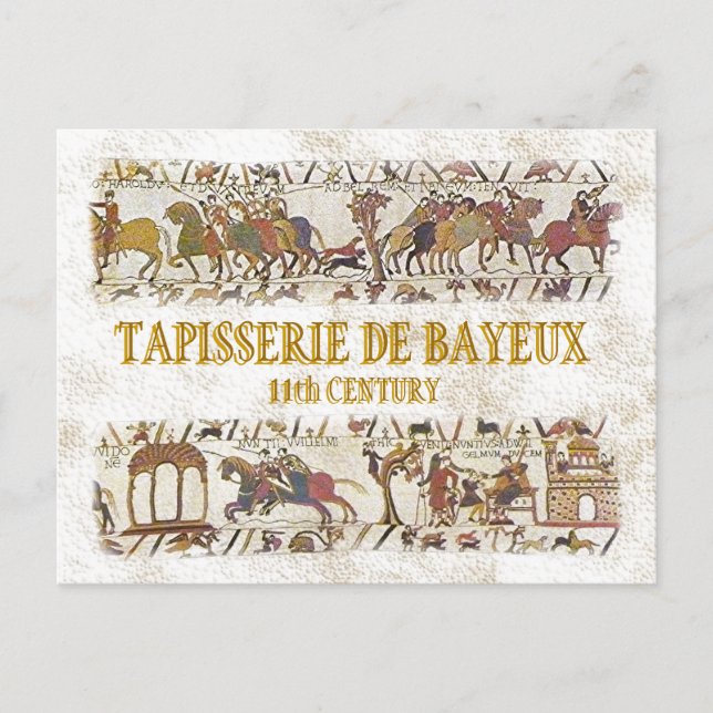 Cartão Postal Tapeçaria de Bayeux (Frente)