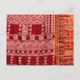 Cartão Postal Tapete Vermelho no Mercado