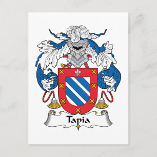 Cartão Postal Tapia Family Crest