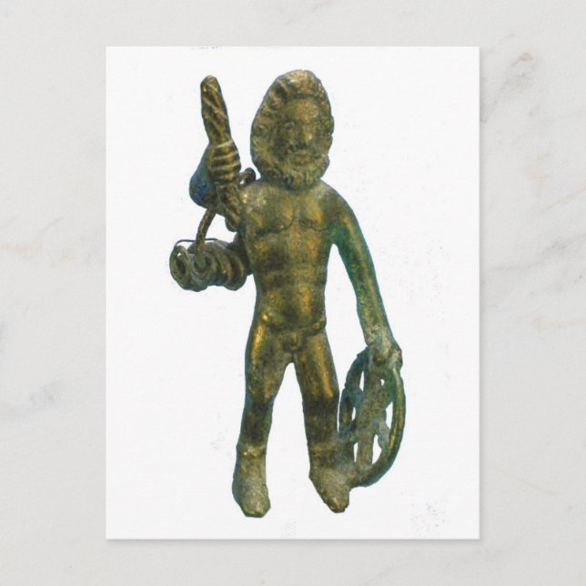 Cartão Postal Taranis - Deus celta do trovão (Frente)