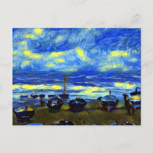 Cartão Postal Tarde de Tempestade (Frente)