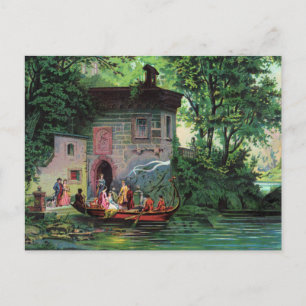 Cartão Postal Tarde no Lago Como Postcard