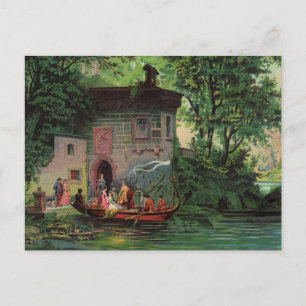 Cartão Postal Tarde no Lago Como Postcard