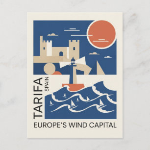 Cartão Postal Tarifa Espanha Viagem