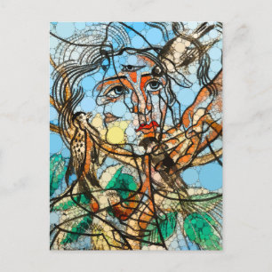 Cartão Postal Tarin, Infinity Dots by After Francis Picabia