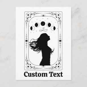 Cartão Postal Tarot Celestial Astrologia Fortuna Mágica Personal