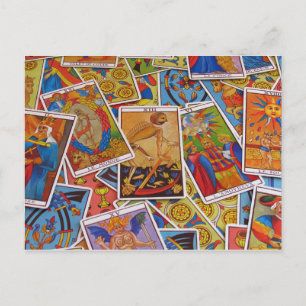 Cartão Postal Tarot Colorido Personalizado
