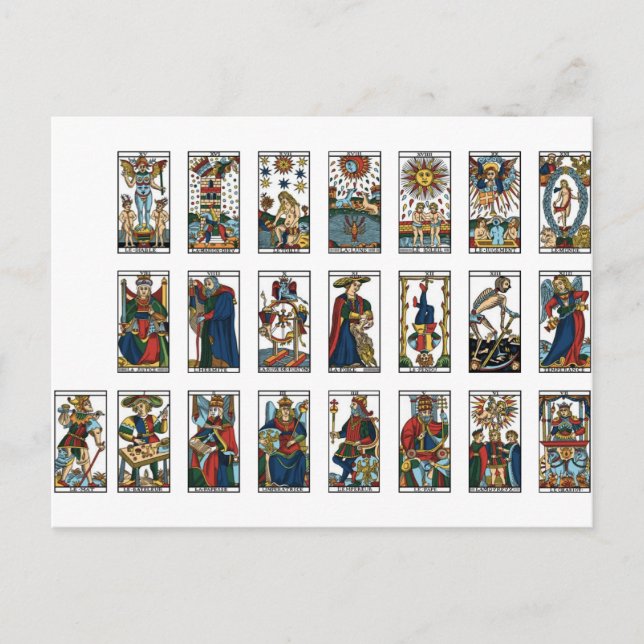 Cartão Postal Tarot Major Arcana (Frente)