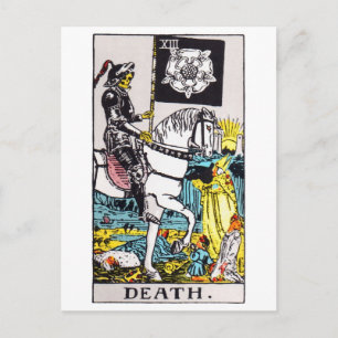 Cartão Postal tarot-morte