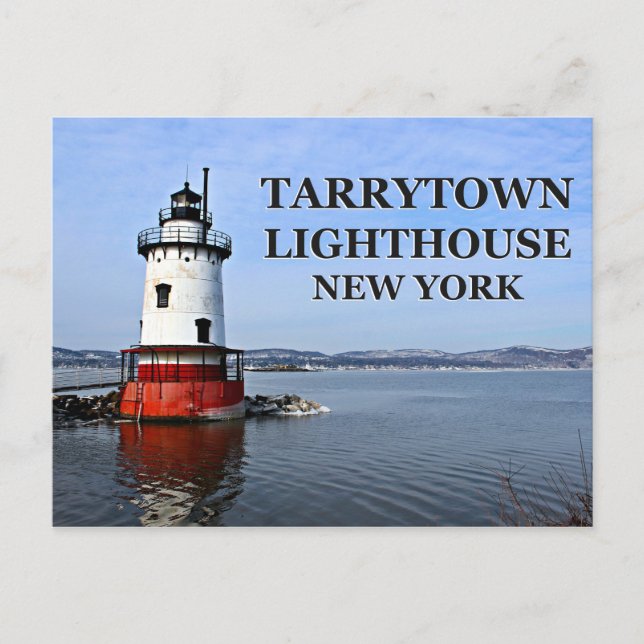 Cartão Postal Tarrytown Lighthouse, Cartão-postal de Nova Iorque (Frente)