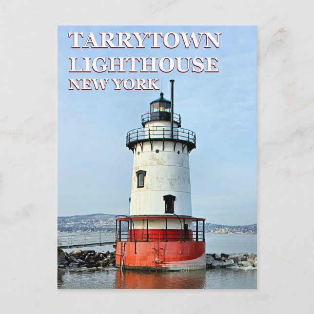 Cartão Postal Tarrytown Lighthouse, Cartão-postal de Nova Iorque (Frente)