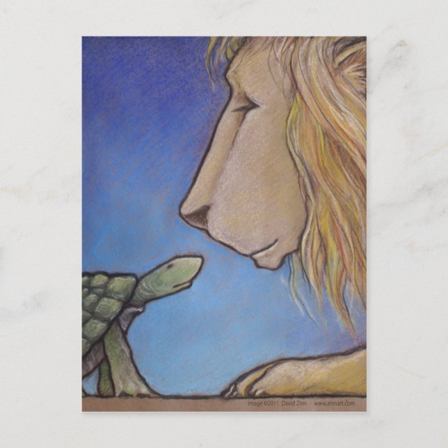 Cartão Postal tartaruga (Frente)