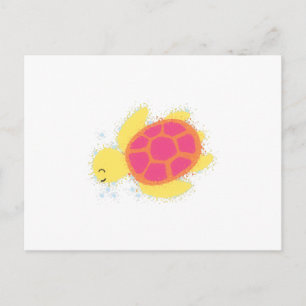 Cartão Postal Tartaruga do Mar Cento