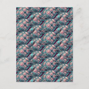 Cartão Postal Tartaruga do Mar Decorativo