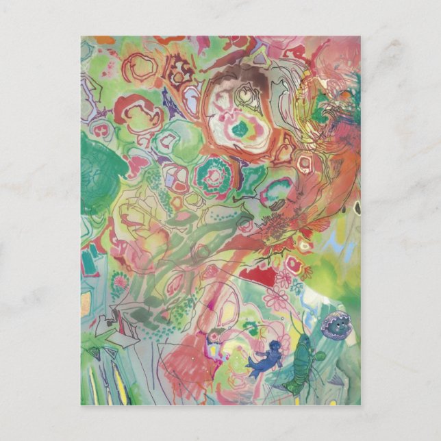 Cartão Postal Tartaruga e Amigos em Viagem*** (Frente)