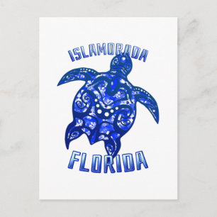 Cartão Postal Tartaruga Tribal de Islamorada Flórida