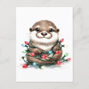 Cartão Postal Tarte de Natal Adorável
