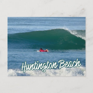 Cartão Postal Tarzan The SurfMan Huntington Beach Surfando