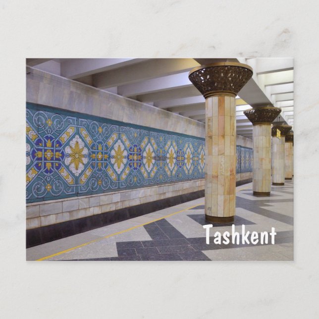 Cartão Postal Tashkent, Usbequistão (Frente)