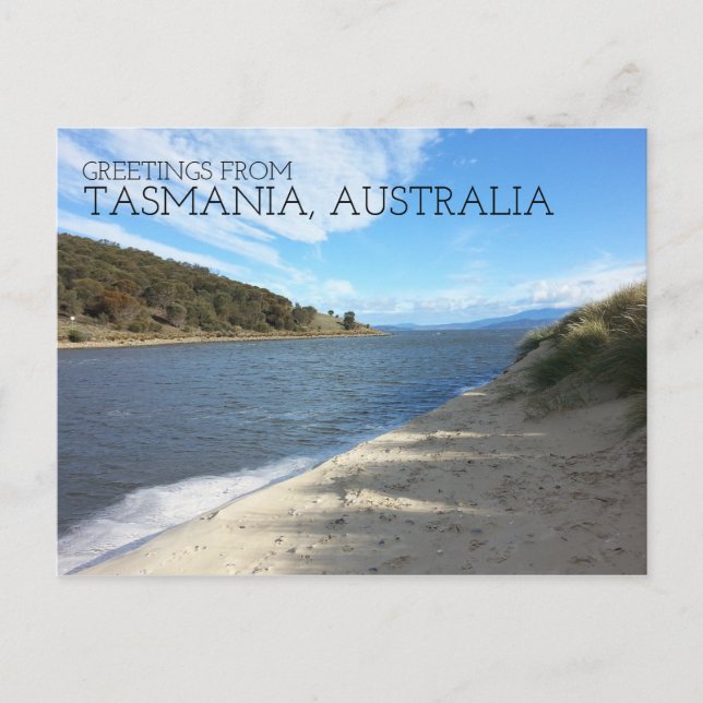 Cartão Postal Tasmania River Postcard (Frente)