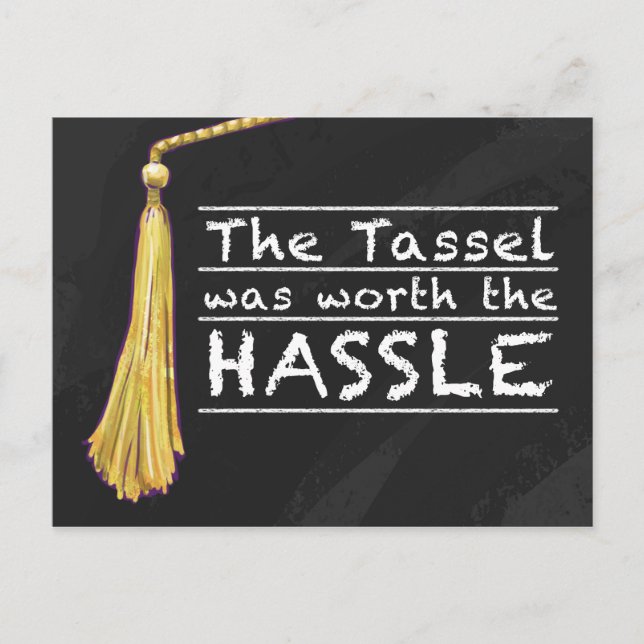 Cartão Postal Tassel Hassle Silver (Frente)