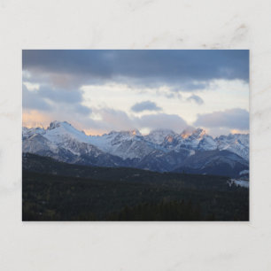 Cartão Postal Tatras nas nuvens poster