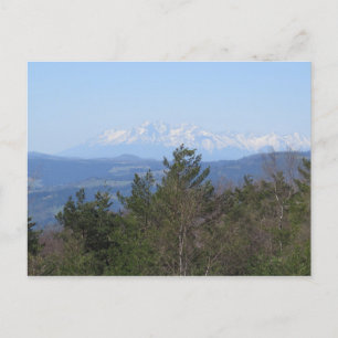 Cartão Postal Tatras vista de Besboy Sadecki