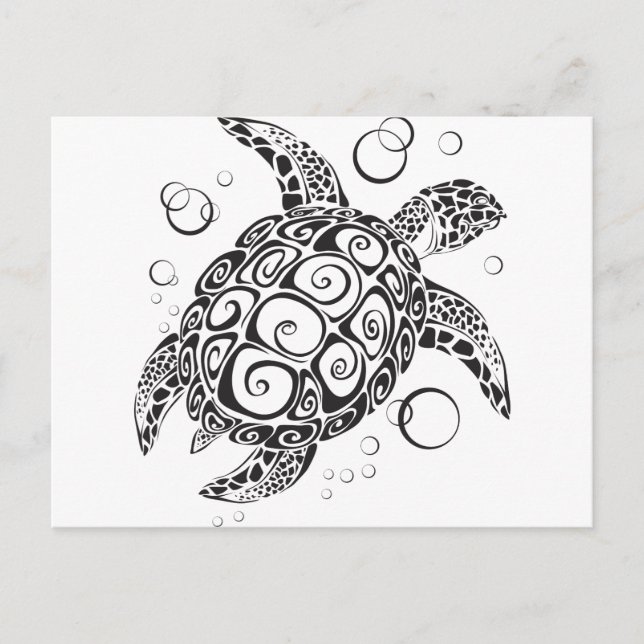 Cartão Postal Tatuagem Trible (Frente)