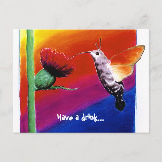 Cartão Postal Taubenschwänzchen (Frente)