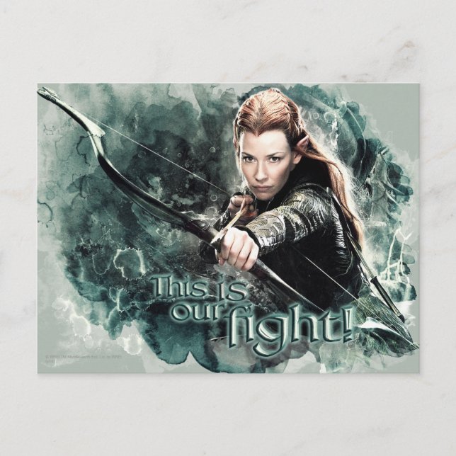 Cartão Postal TAURIEL™ - Esta É A Nossa Luta (Frente)