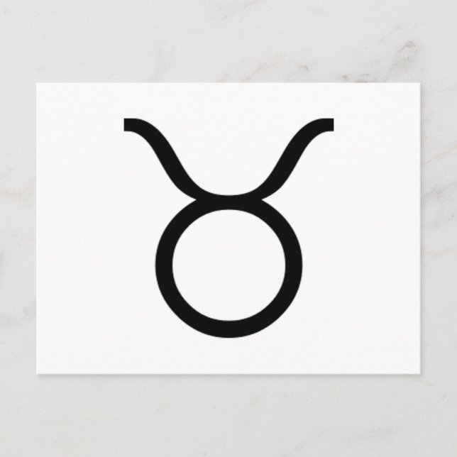 Cartão Postal Taurus (Frente)