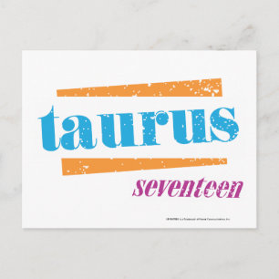 Cartão Postal Taurus Aqua