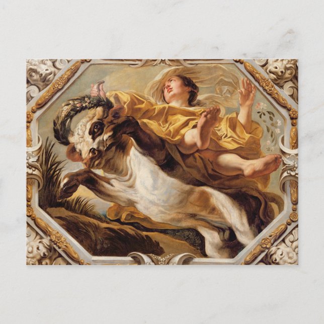 Cartão Postal Taurus, dos Sinais do Zodíaco (Frente)