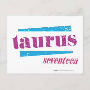 Cartão Postal Taurus Purple